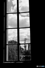 昭和初期の校舎から見た風景