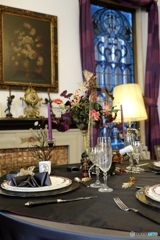 シャンパングラス&マイセン