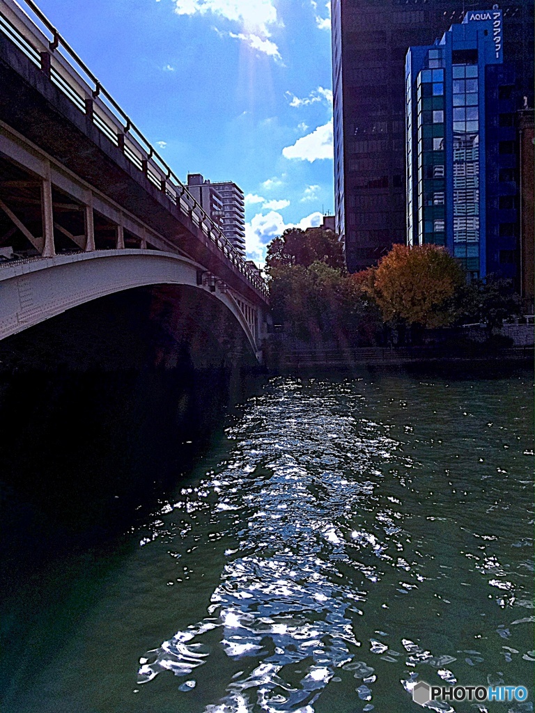 川辺から見た風景