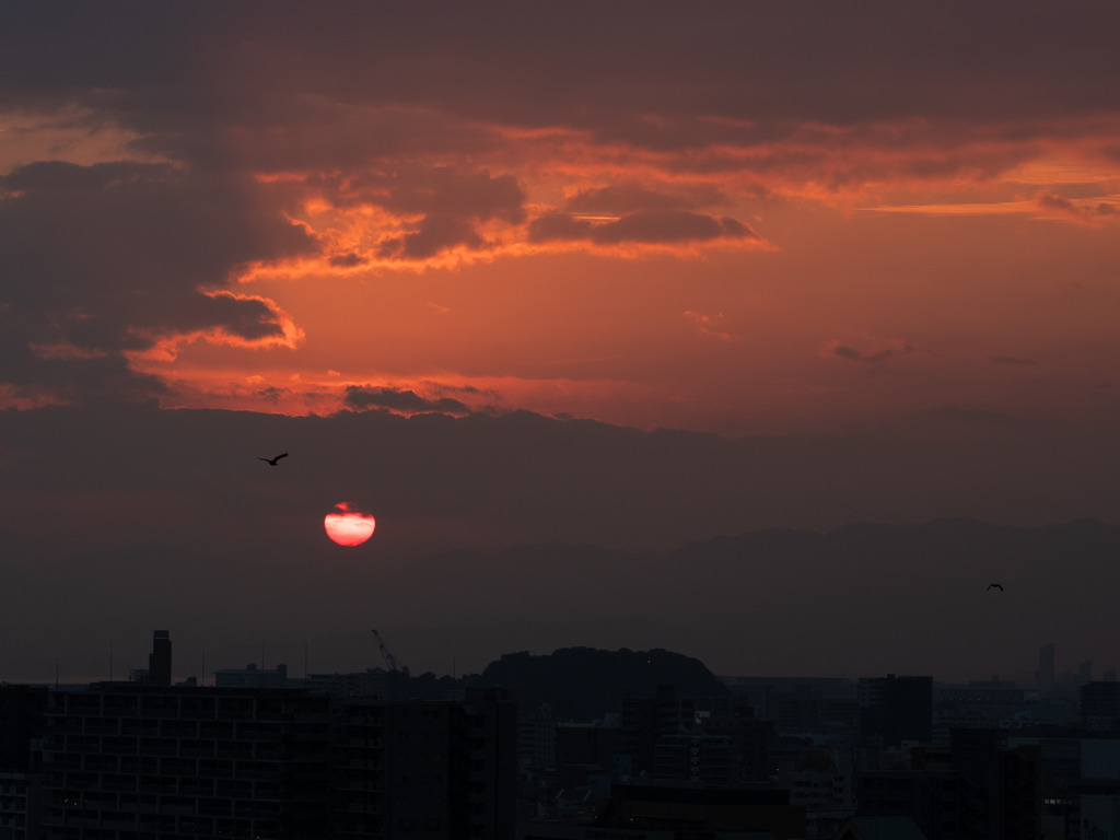 日没前