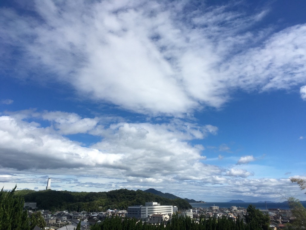 近見山からの今日の空　①