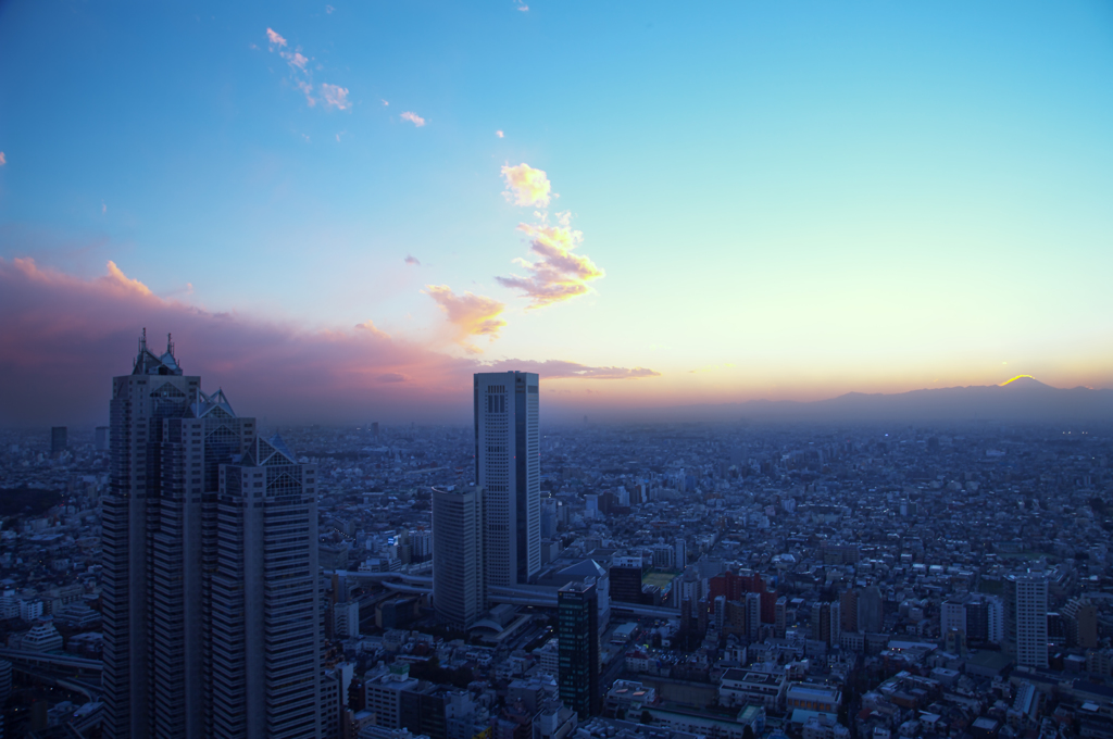 南の展望台から