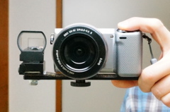NEX-5R＆ドットサイト（照準器）