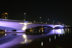 新潟夜景 柳都大橋