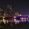 新潟夜景 萬代橋
