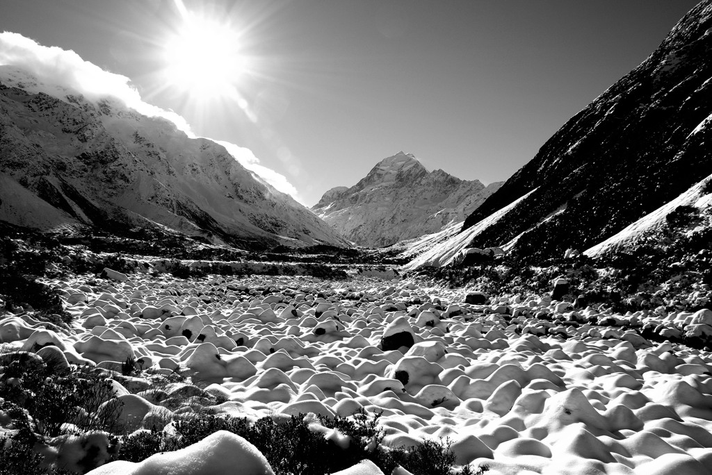 The road to Aoraki