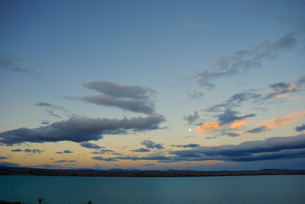 Moonrise on the lake