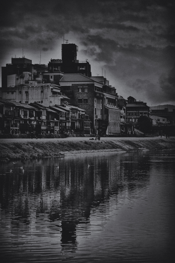 Landscape of Kamogawa