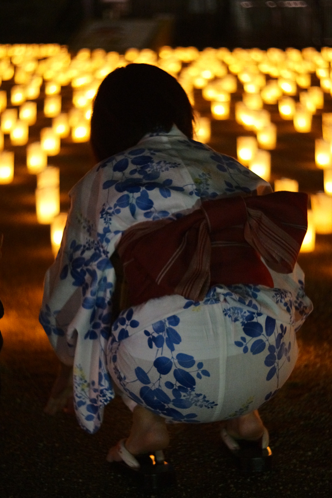 蝋燭の灯り