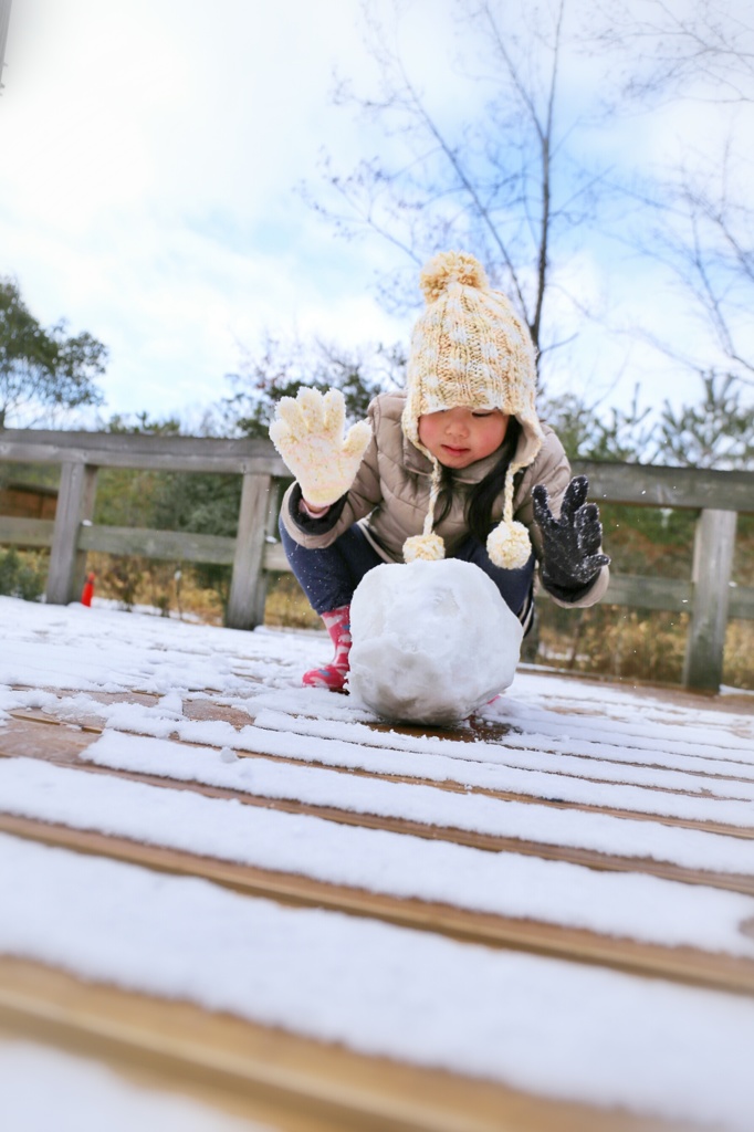 雪がうれしい