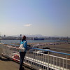 4月23日の苫小牧港にて