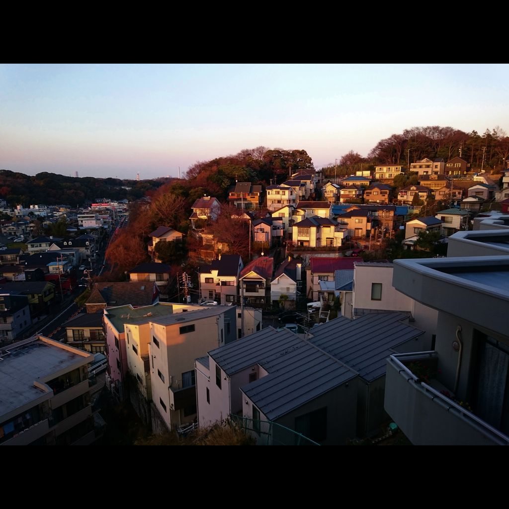 2014最後の夕景