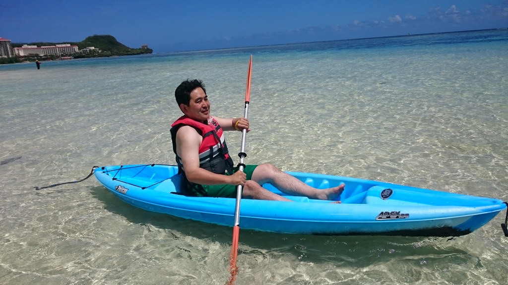 タモンの海の男。漁に行くの図。