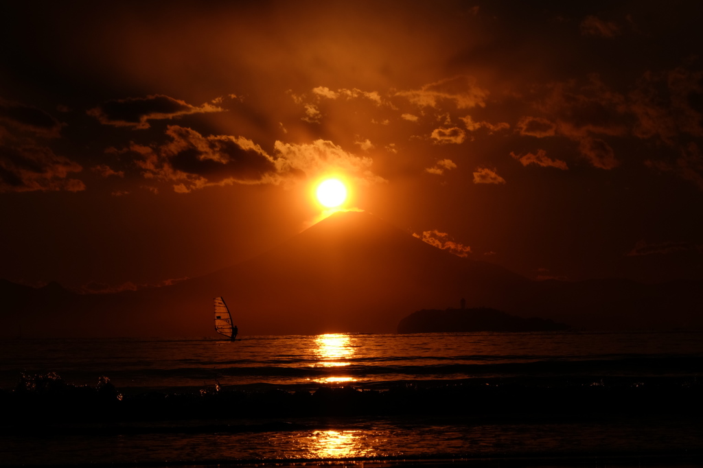 2014年逗子海岸にて