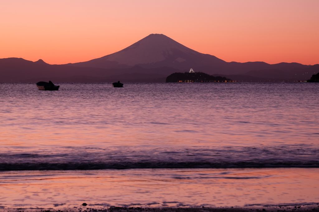 富士夕景