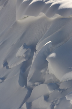 雪庇崩れ