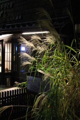 石山寺　参道にて