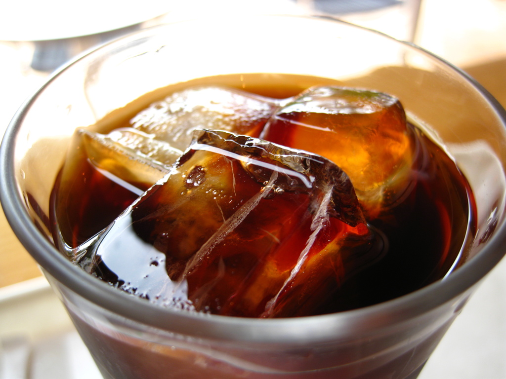 カフェのアイスコーヒー