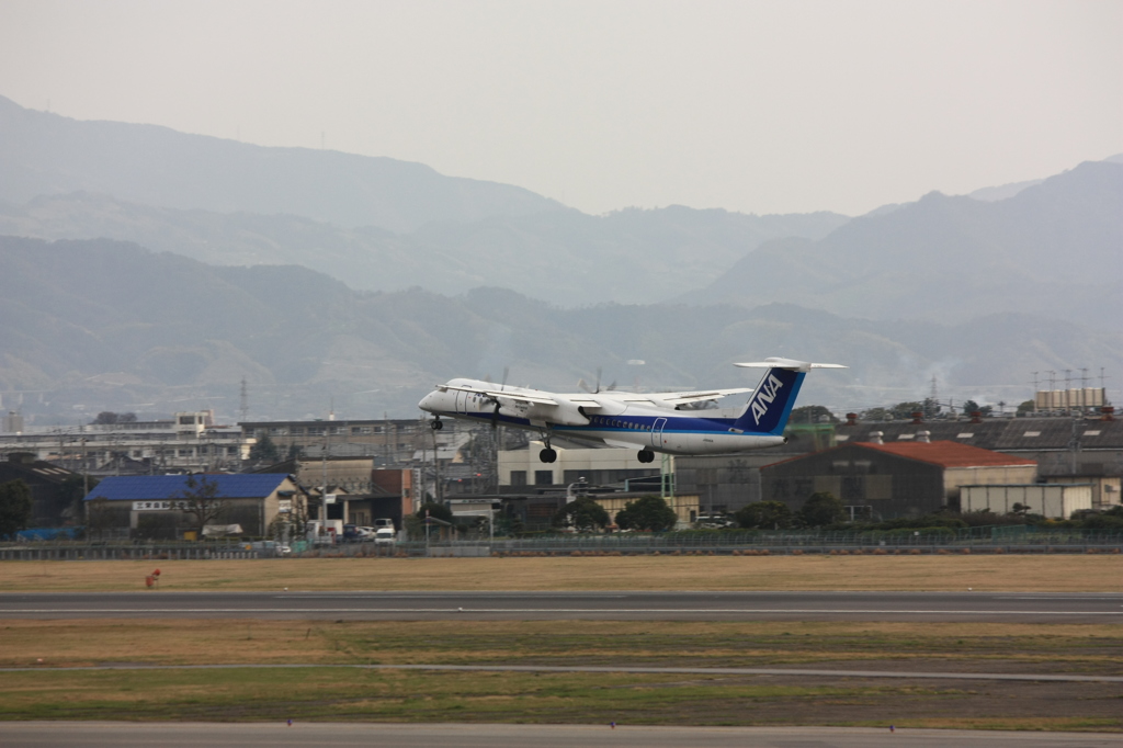 JA846A　離陸