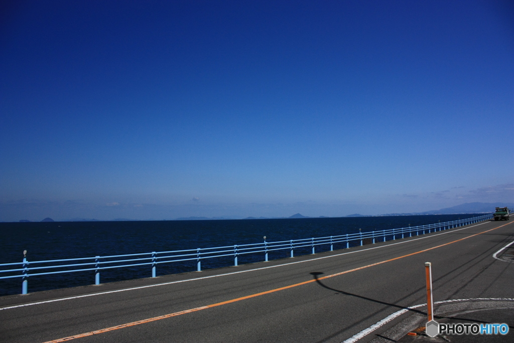 海沿いの快走路