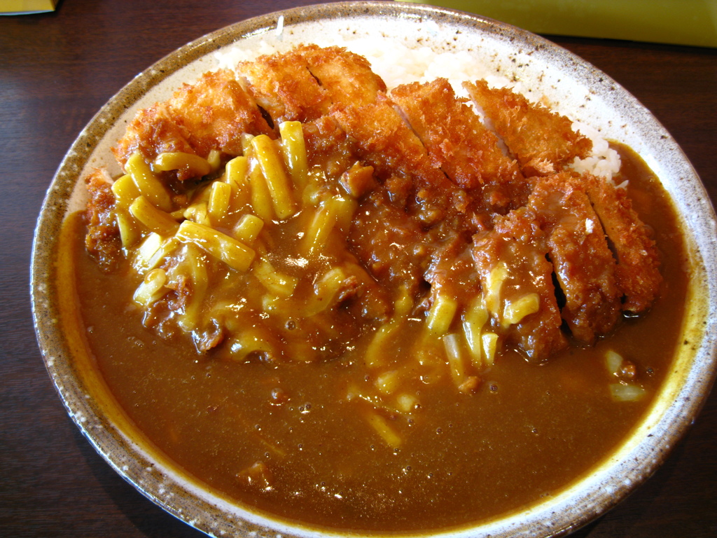 カツカレーチーズトッピング