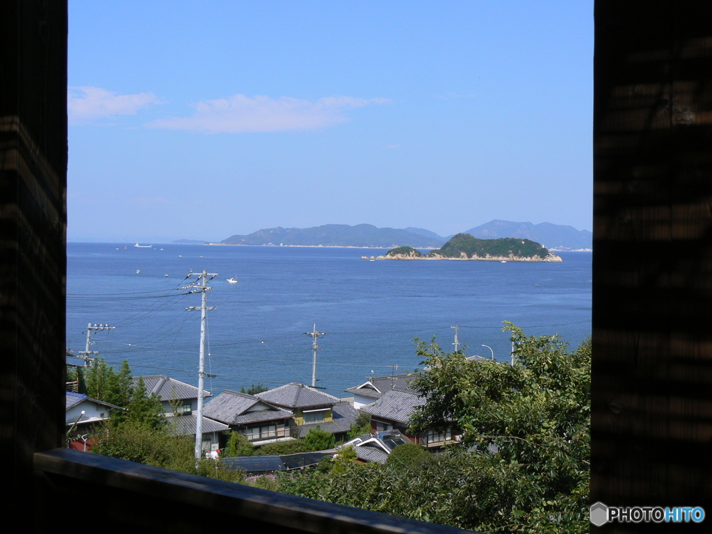 額縁の中に瀬戸内の絶景