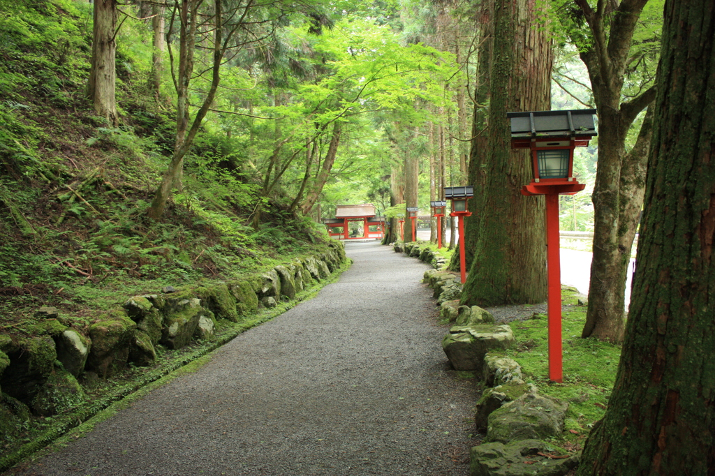 貴船神社奥宮への参道