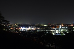The night view of Sayama