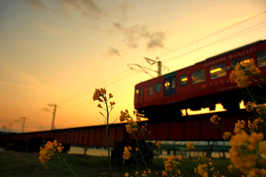 夕暮時