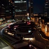 The night view of Tokyo Station