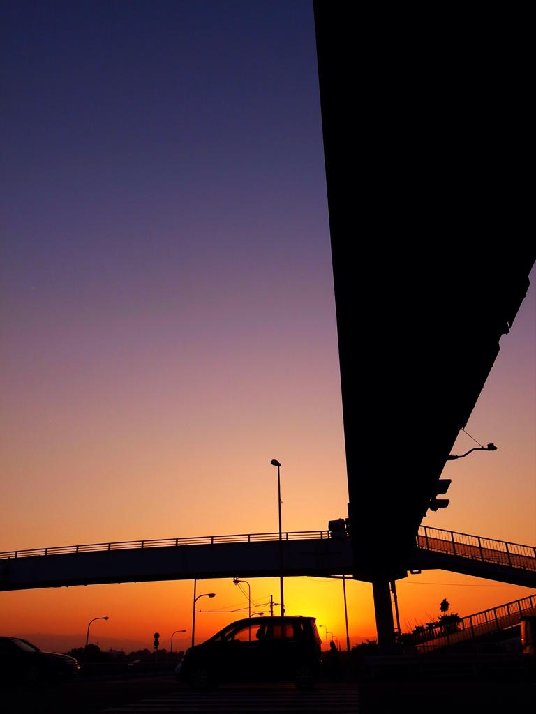 sunset time