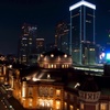 The night view of Tokyo Station