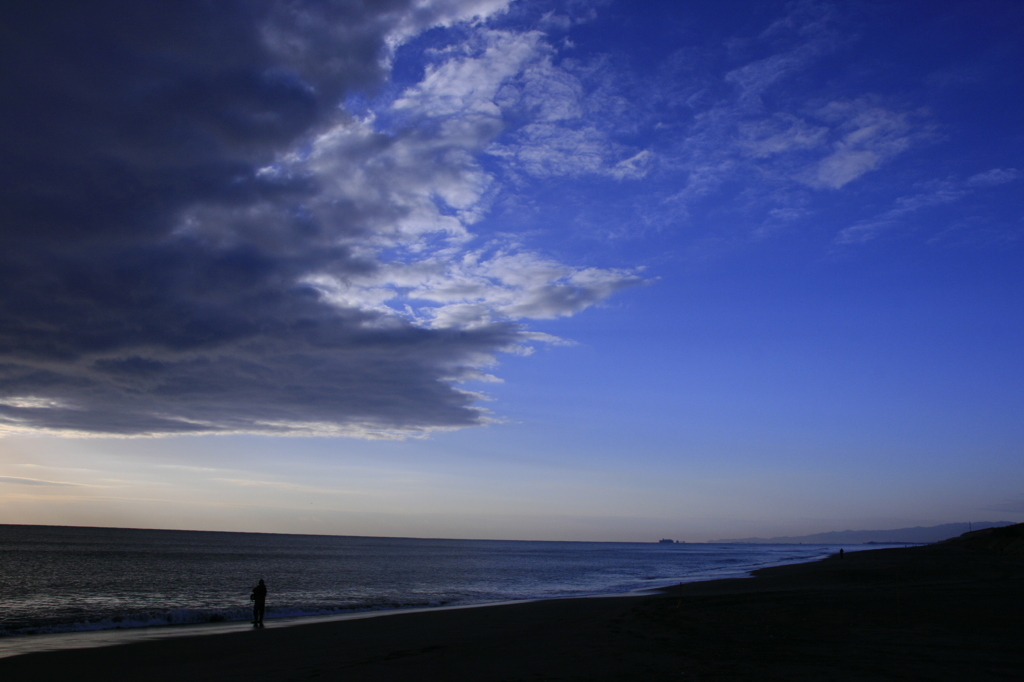 海岸にて・・・