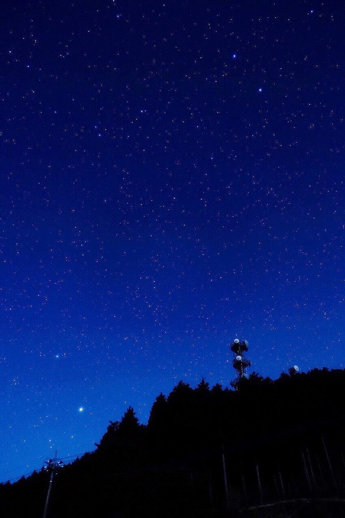 堂平山の星景
