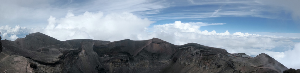 富士山頂から