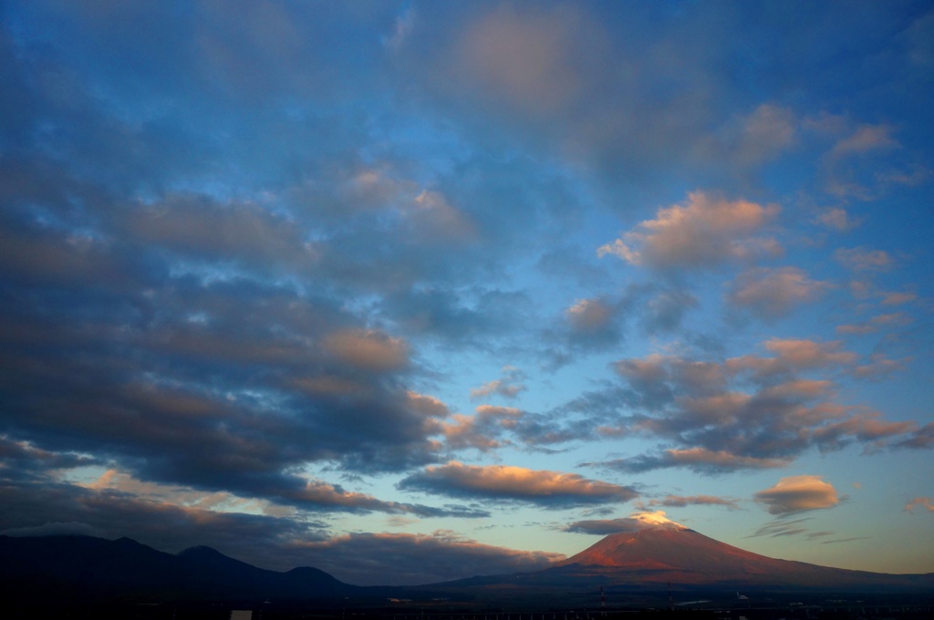 富士山 朝