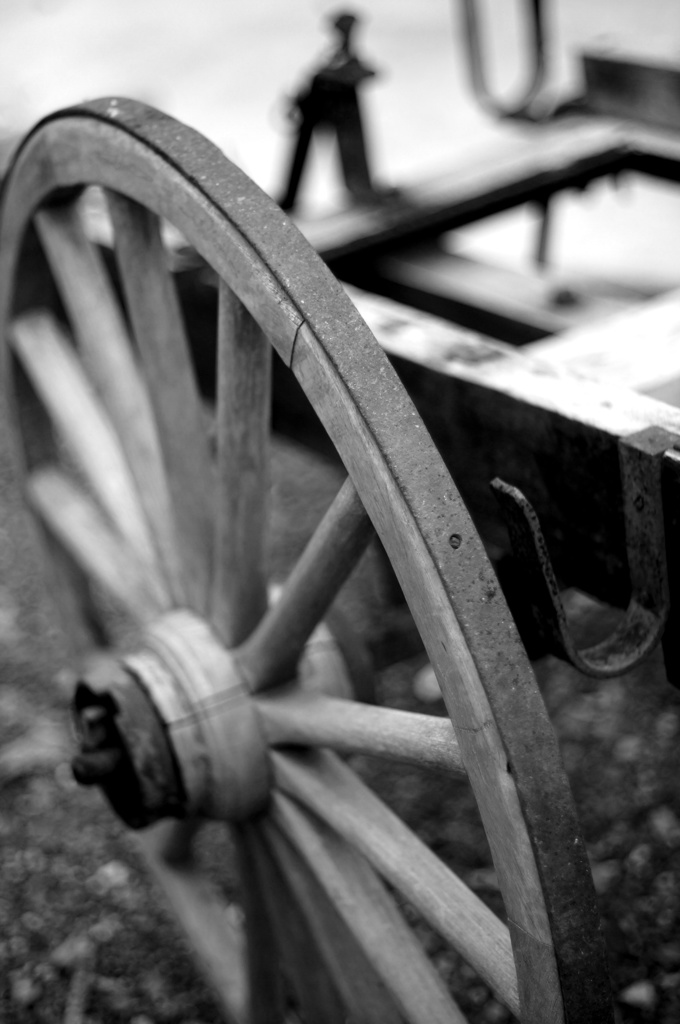 錆びた車輪