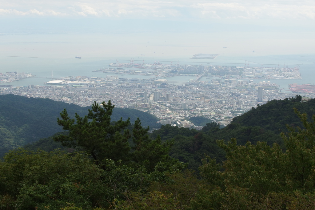 六甲山からの景色