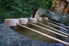 野宮神社にて