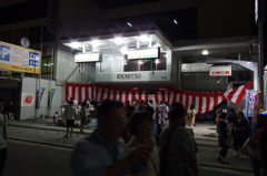 祇園祭2014 宵宵山  ガソリンスタンドでも