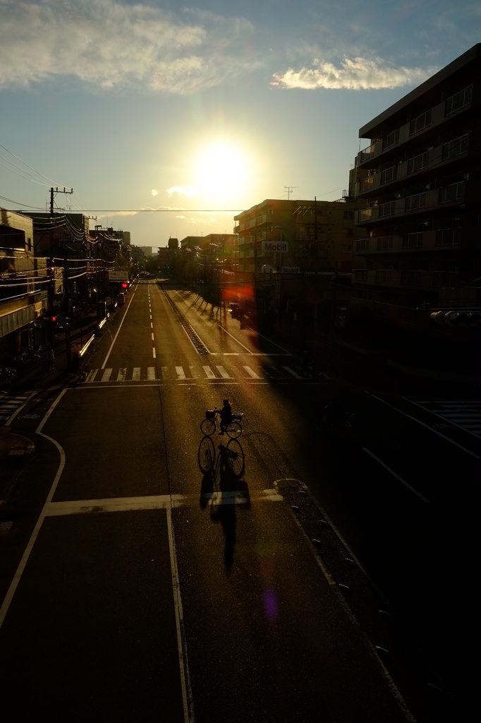 夕暮れ