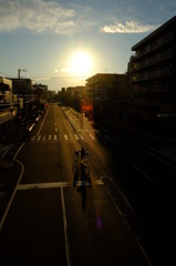 夕暮れ