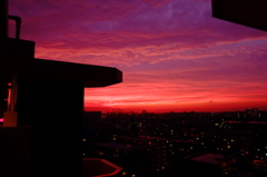 ６月の夕焼け