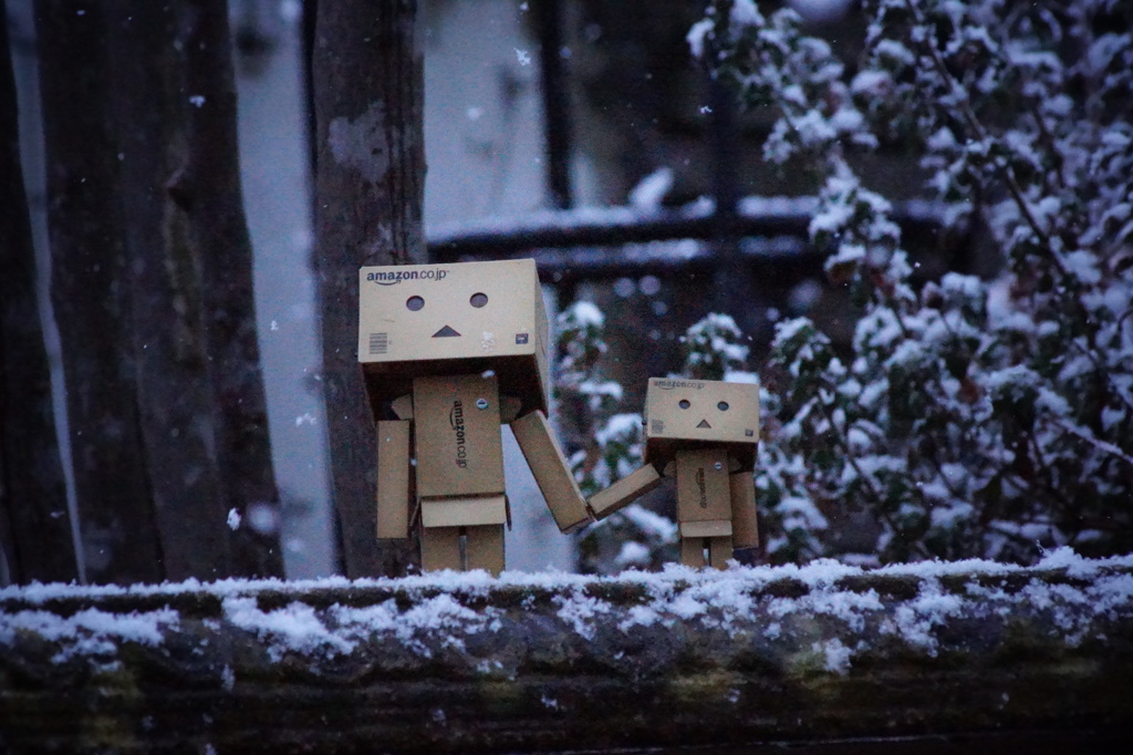 雪だねっ....。