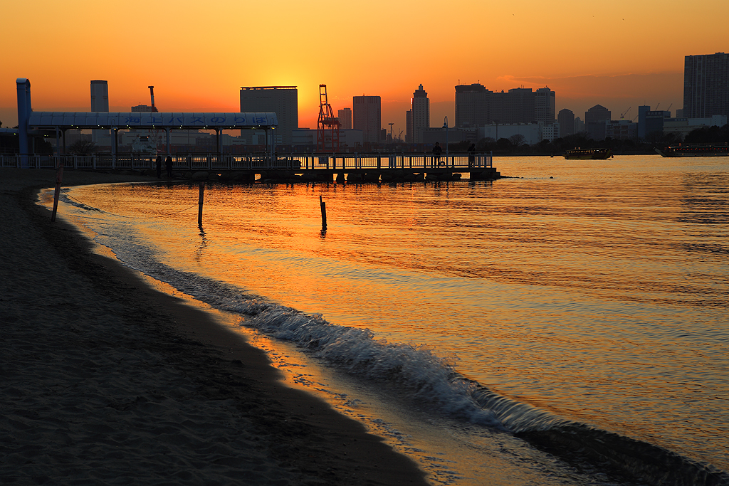 お台場の夕暮れ