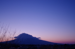 自宅からの岩木山