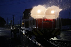 福島臨海鉄道　雨の日
