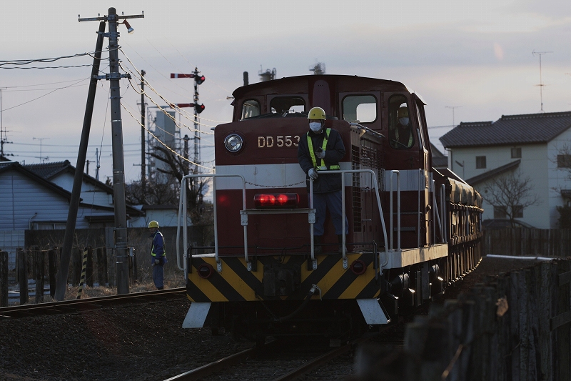 福島臨海鉄道　腕木信号バック