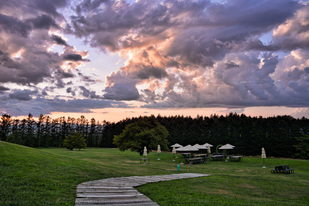 夕焼け（北海道）