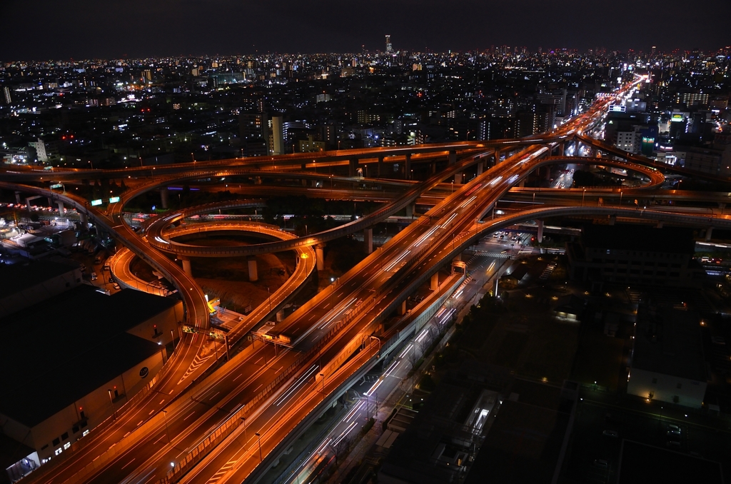 東大阪市役所からの展望2015 (2)